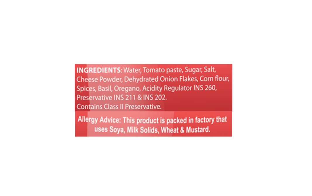 Weikfield Red Pasta Sauce Tangy Salsa   Pack  200 grams